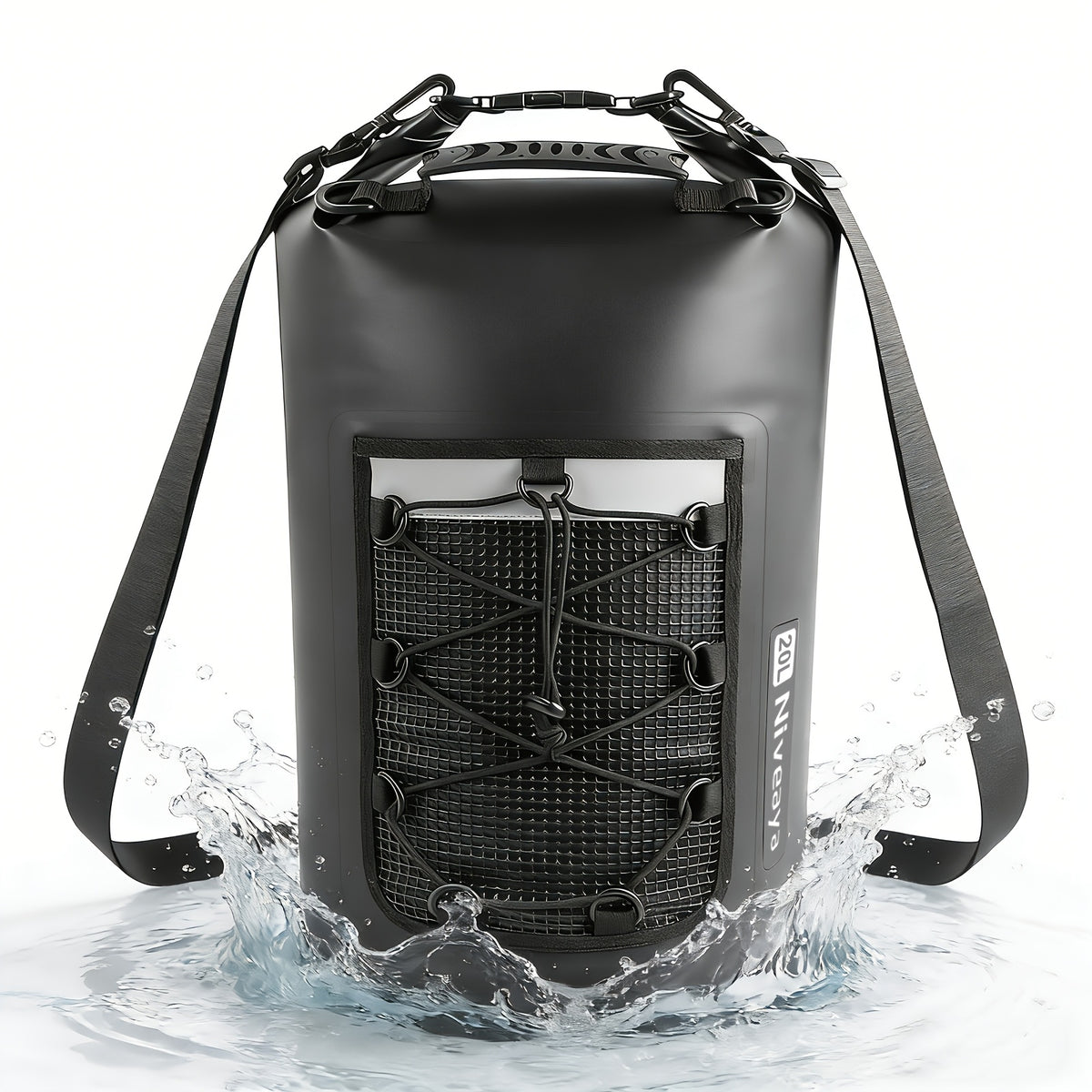 Waterproof Dry Bag Backpack – Roll-Top Floating Bag for Kayaking, Hiking & Beach (10L / 20L / 30L)